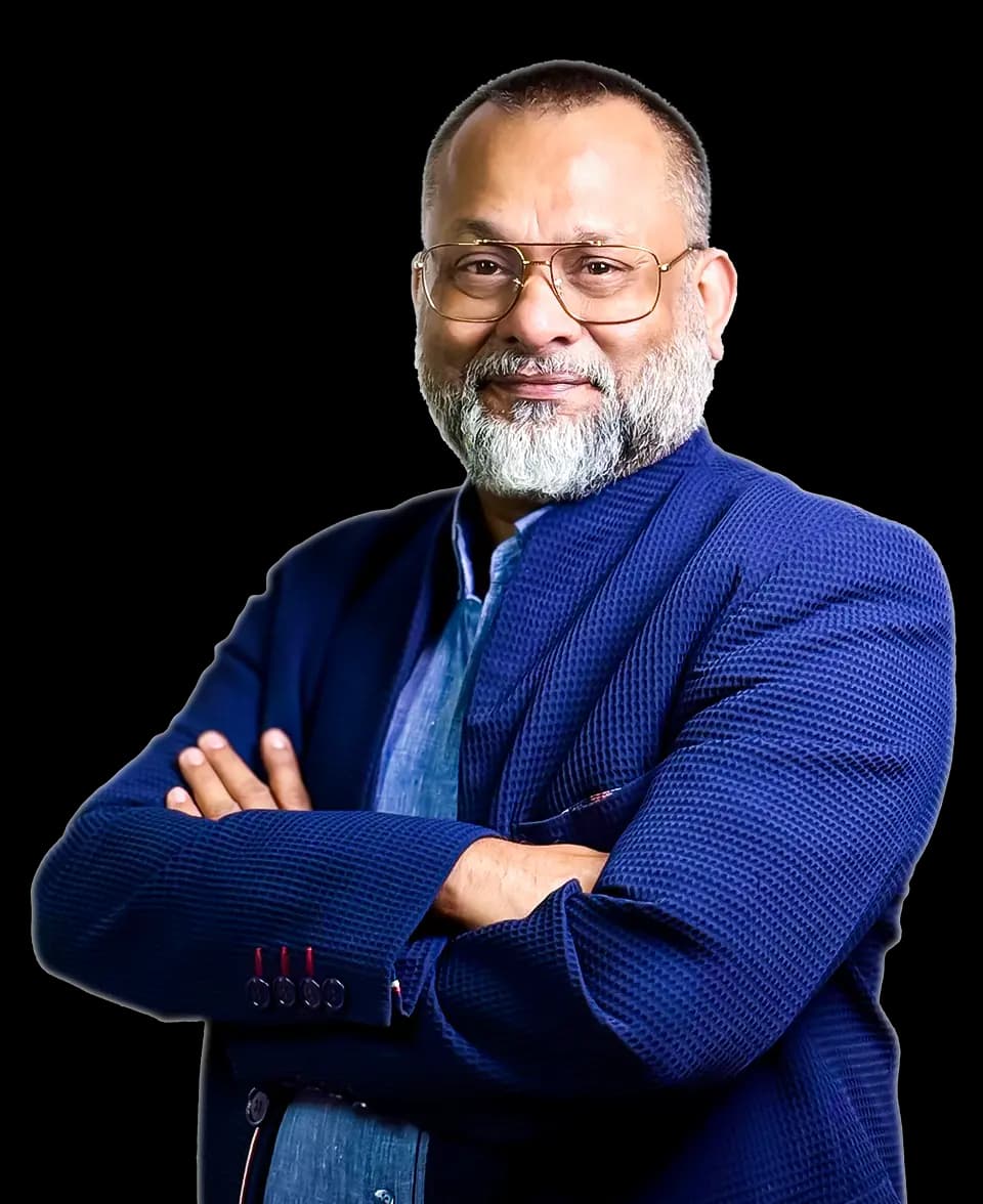Portrait of Mr. Saji Thomas, Founder and CEO of BizDoctor, a seasoned financial strategist and business transformation expert